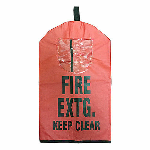 🧯1-LARGE-FIRE EXTINGUISHER COVER W/WINOW UP TO 20lb. Extinguisher 25"x16 ½"x8"