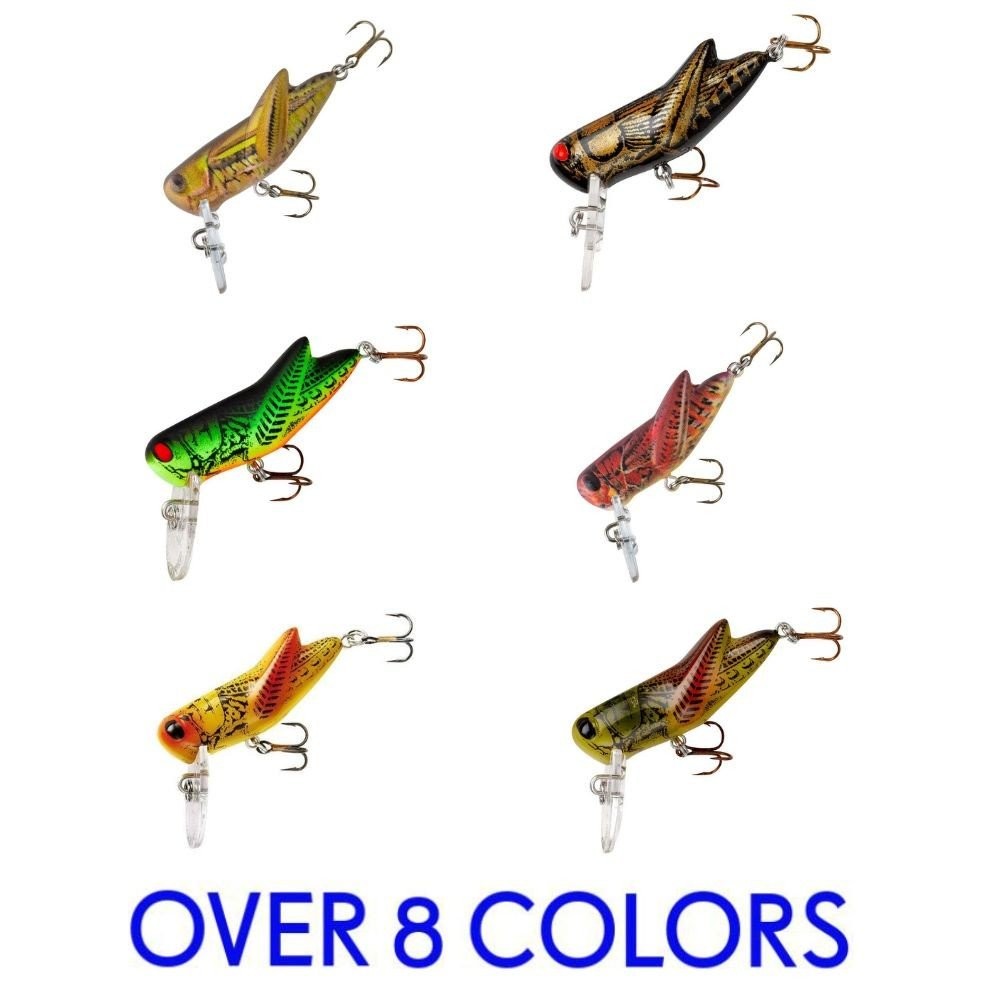 Rebel Crickhopper 3/32oz Size 1.5" Topwater Fishing Lure