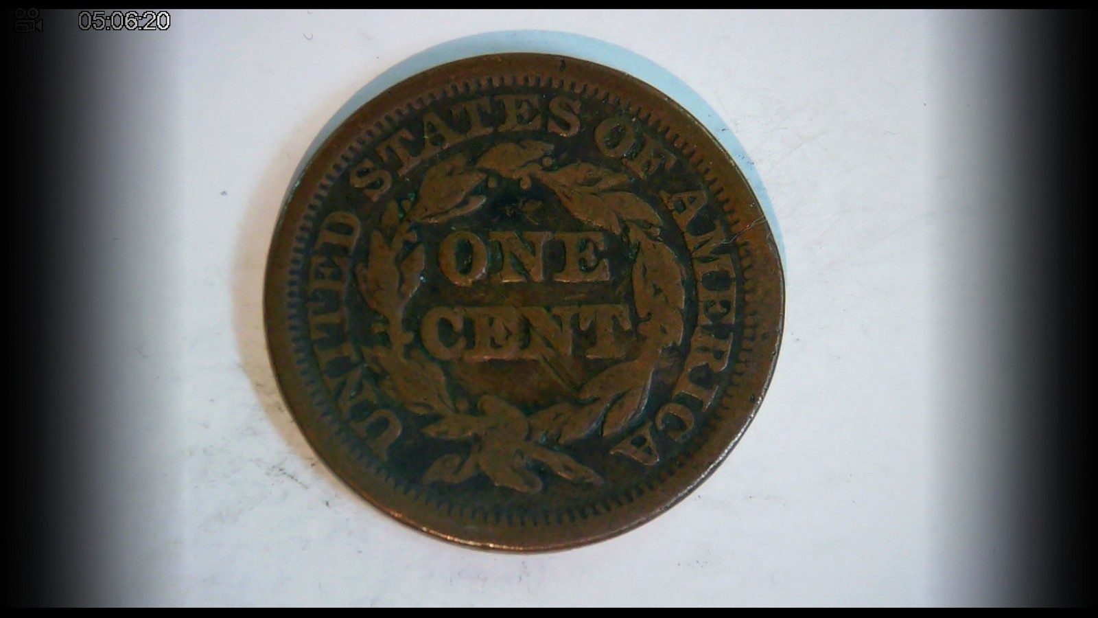 United States 1848 1 Cent Braided Hair Large Cent Coin