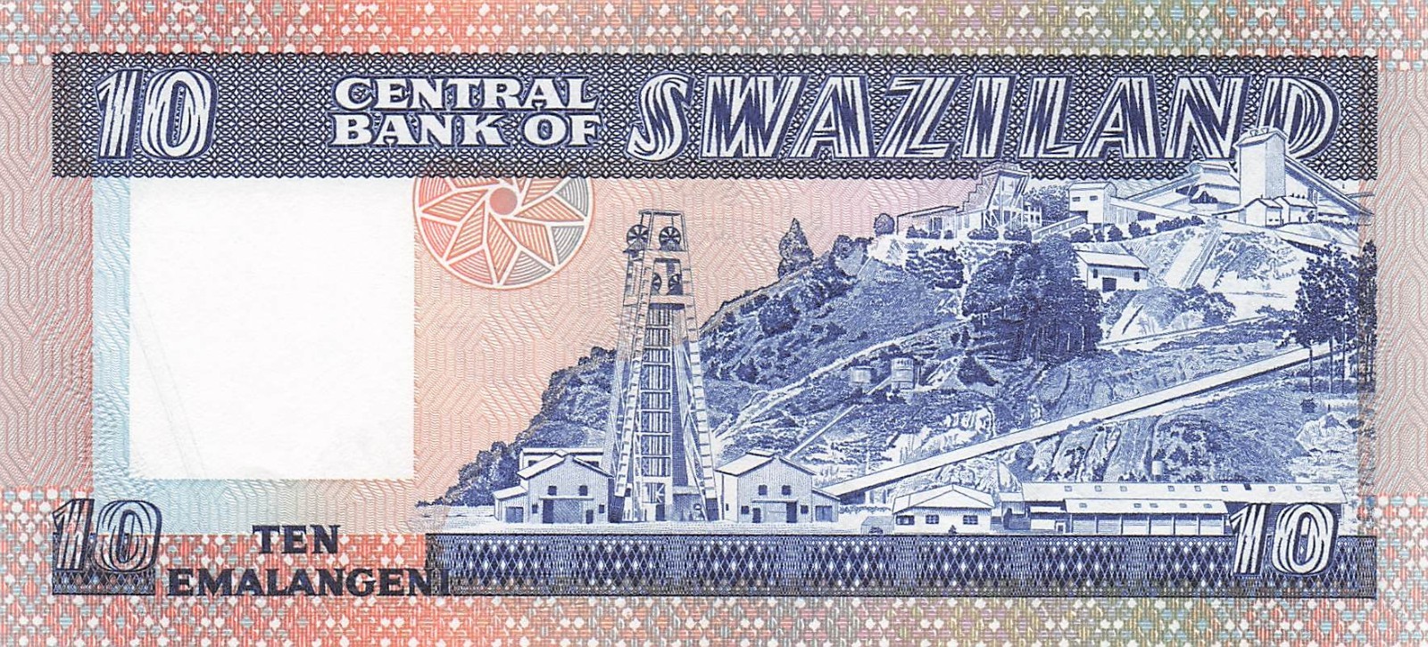 Swaziland  10  Emalangeni  ND. 1985  Series  AA  Uncirculated Banknote LB x