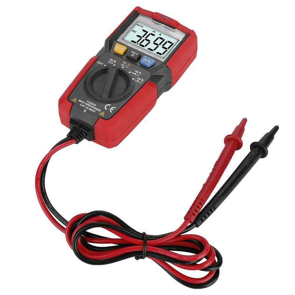 UNI-T UT125C Handheld Auto Range AC/DC Voltage Tester OHM AMP Digital Multime✦Kd