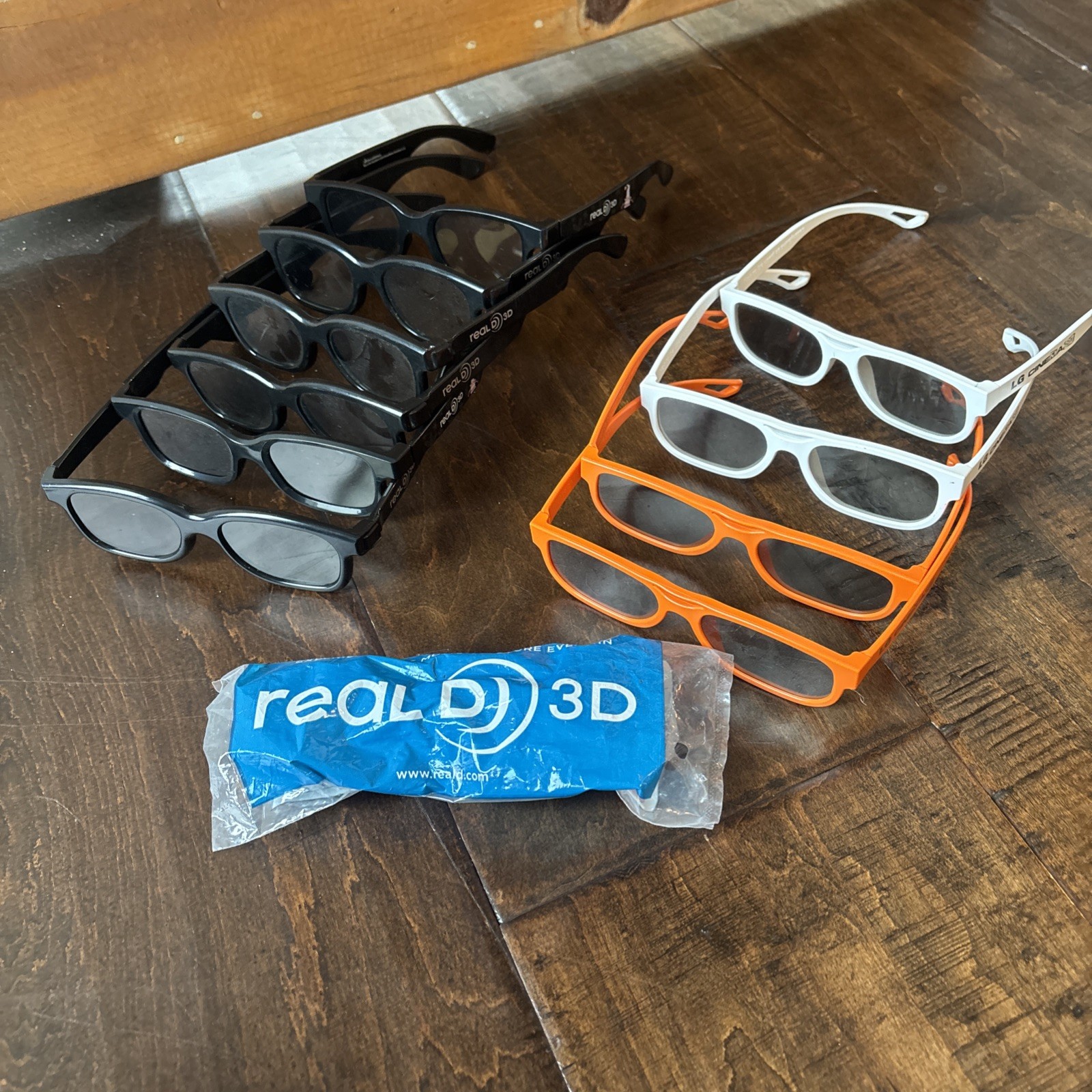Real D 3d Tv Glasses 3d Movies Lot Of 11 Pair