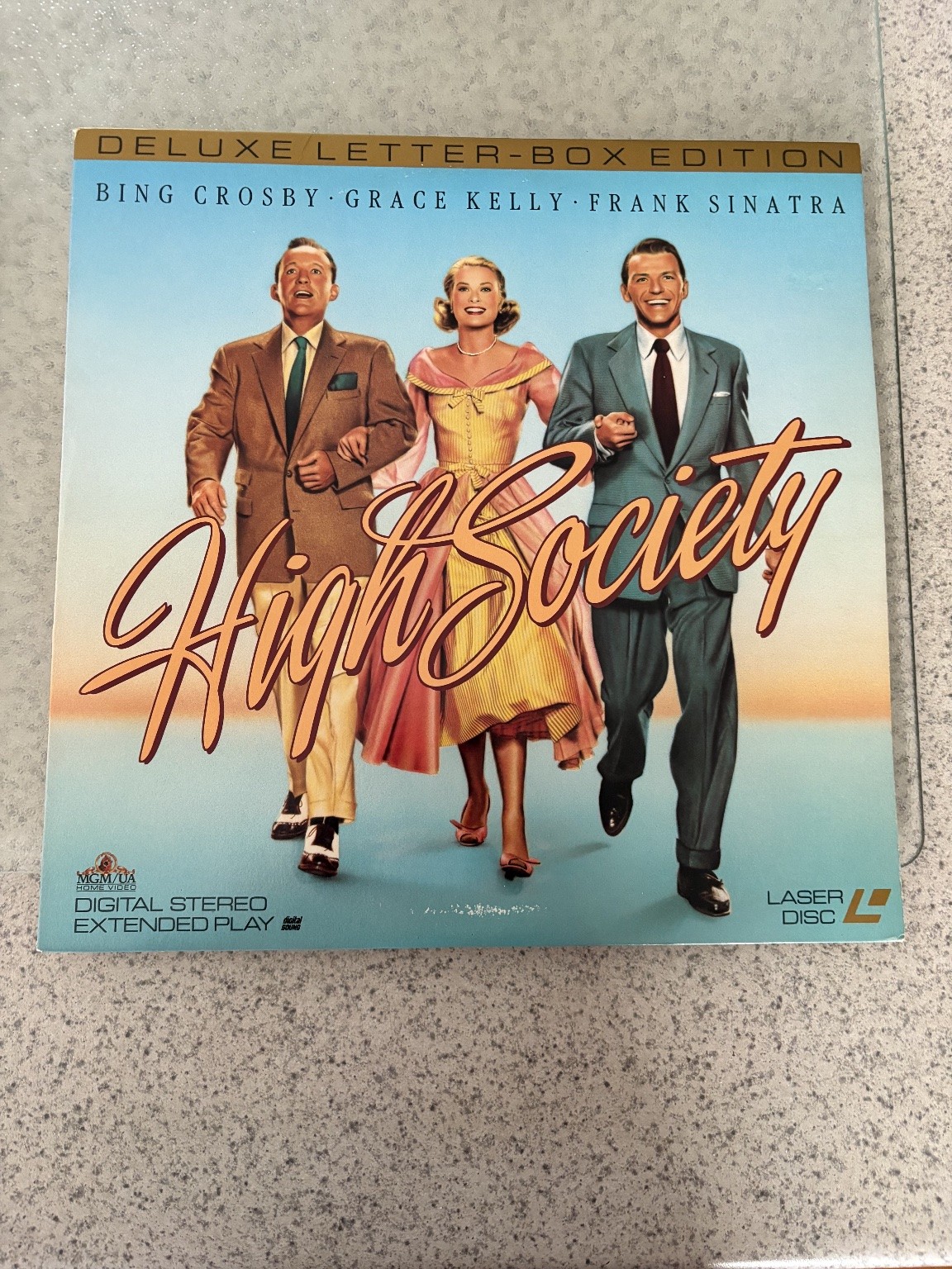 High Society LaserDisc 1956 Musical Deluxe Letter-Box MGM/UA