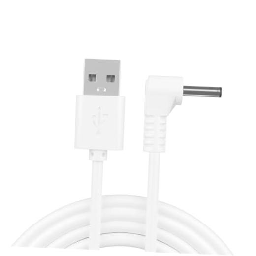 USB Charging Cable for Ring Stick Up Cam, 90 Degree Right Angle, 3.5mm DC