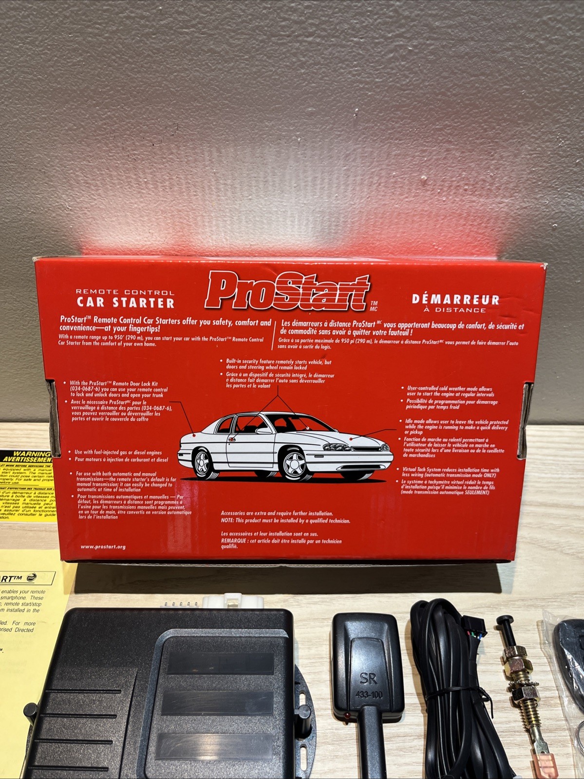 Pro Start Remote Control Car Starter CT-3271 Pro Start 950' (290 m) Range NEW!