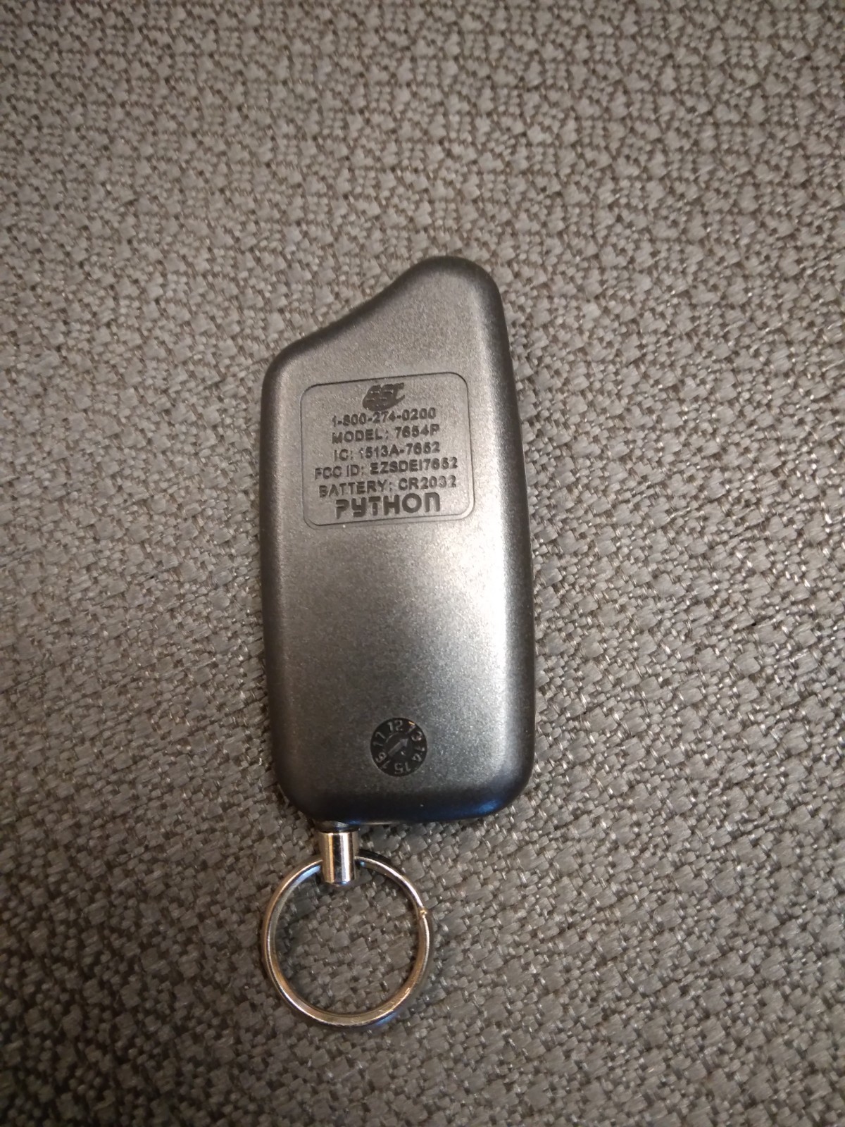 Python 7654P Supercode SST 1-Way Companion Remote 5901