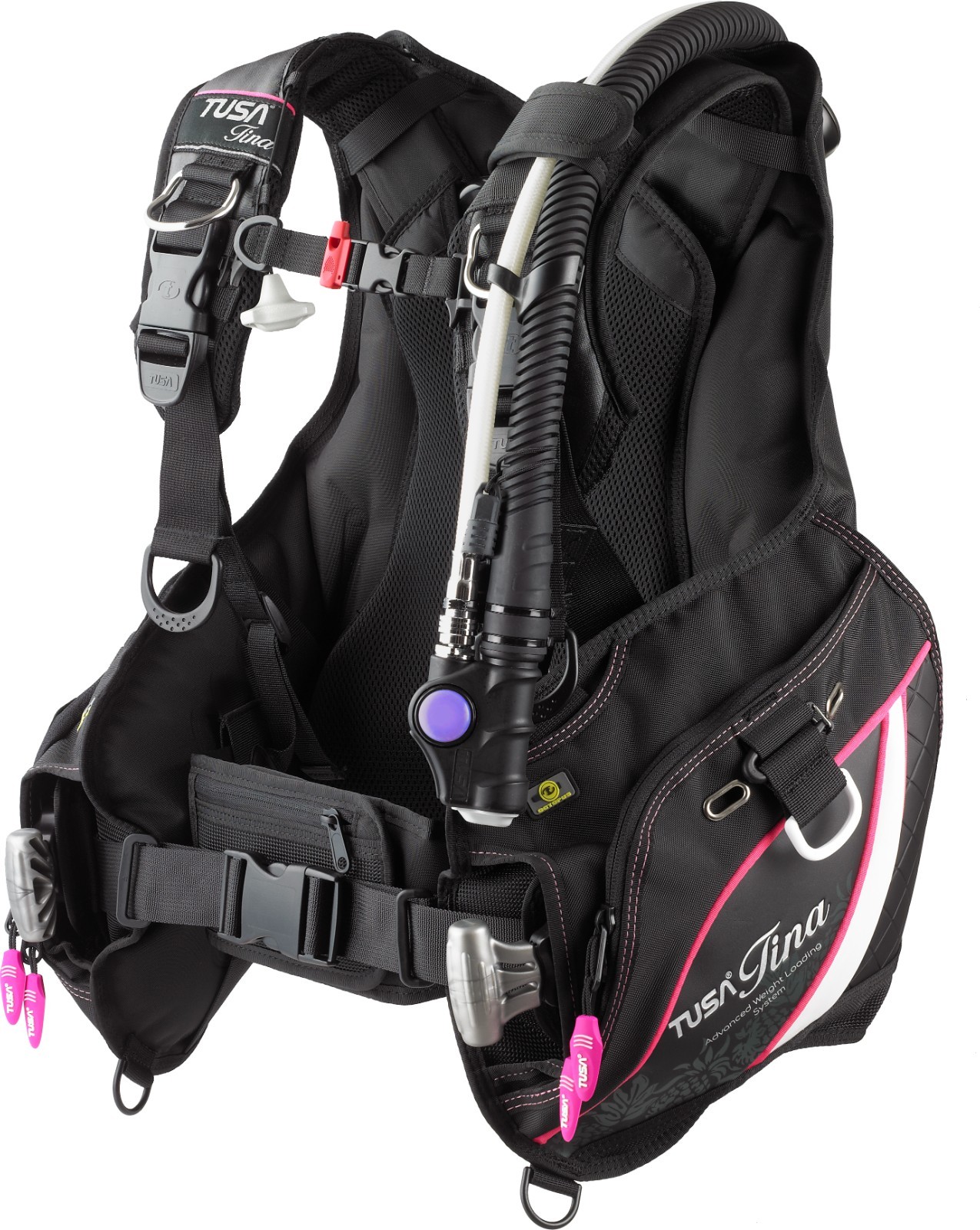 TUSA Tina Female Women's Scuba Dive Weight Integrated AWLS III BCD, BC, BCJ PINK