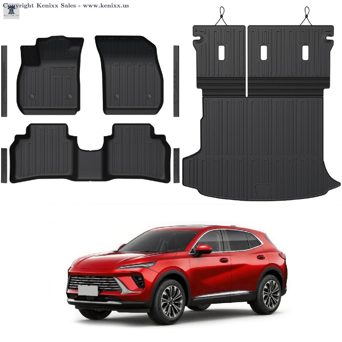 Floor Mats Set For Buick Envision 2021-2025 2026 Accessories Full
