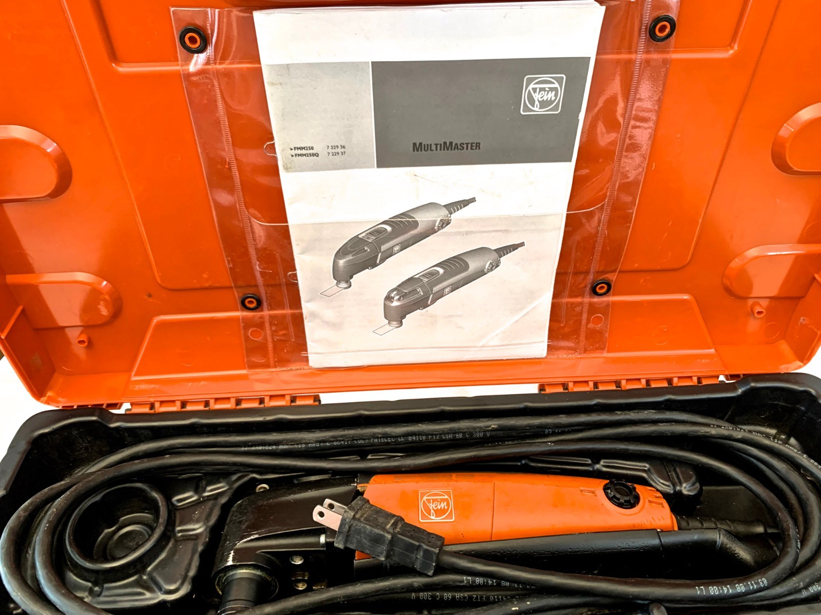FEIN Multi Master Top FMM 250Q Variable Speed Multi-Tool with Case & Accessories