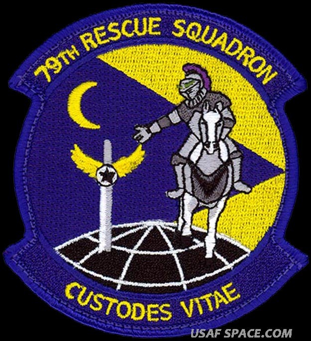USAF 79TH RESCUE SQ -HERITAGE - COMBAT RESCUE CSAR ORIGINAL PATCH