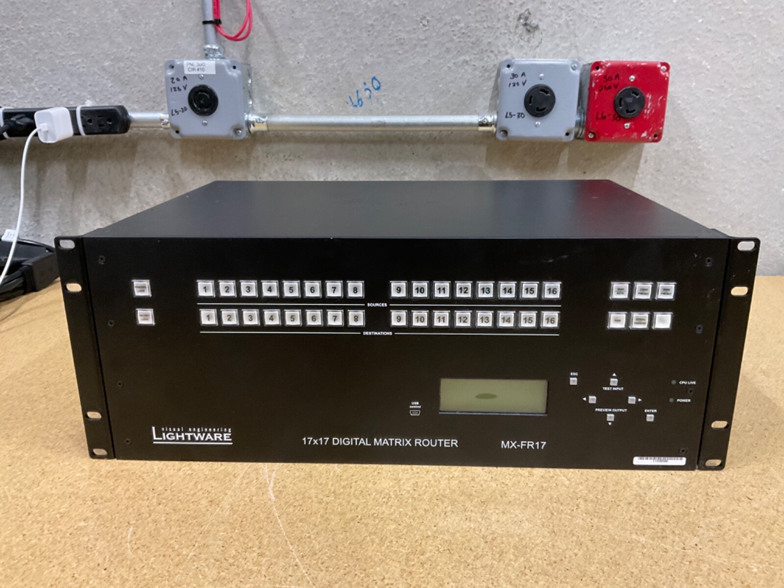 Lightware MX-FR17 17x17 Digital Matrix Router With Cards HDMI See Description
