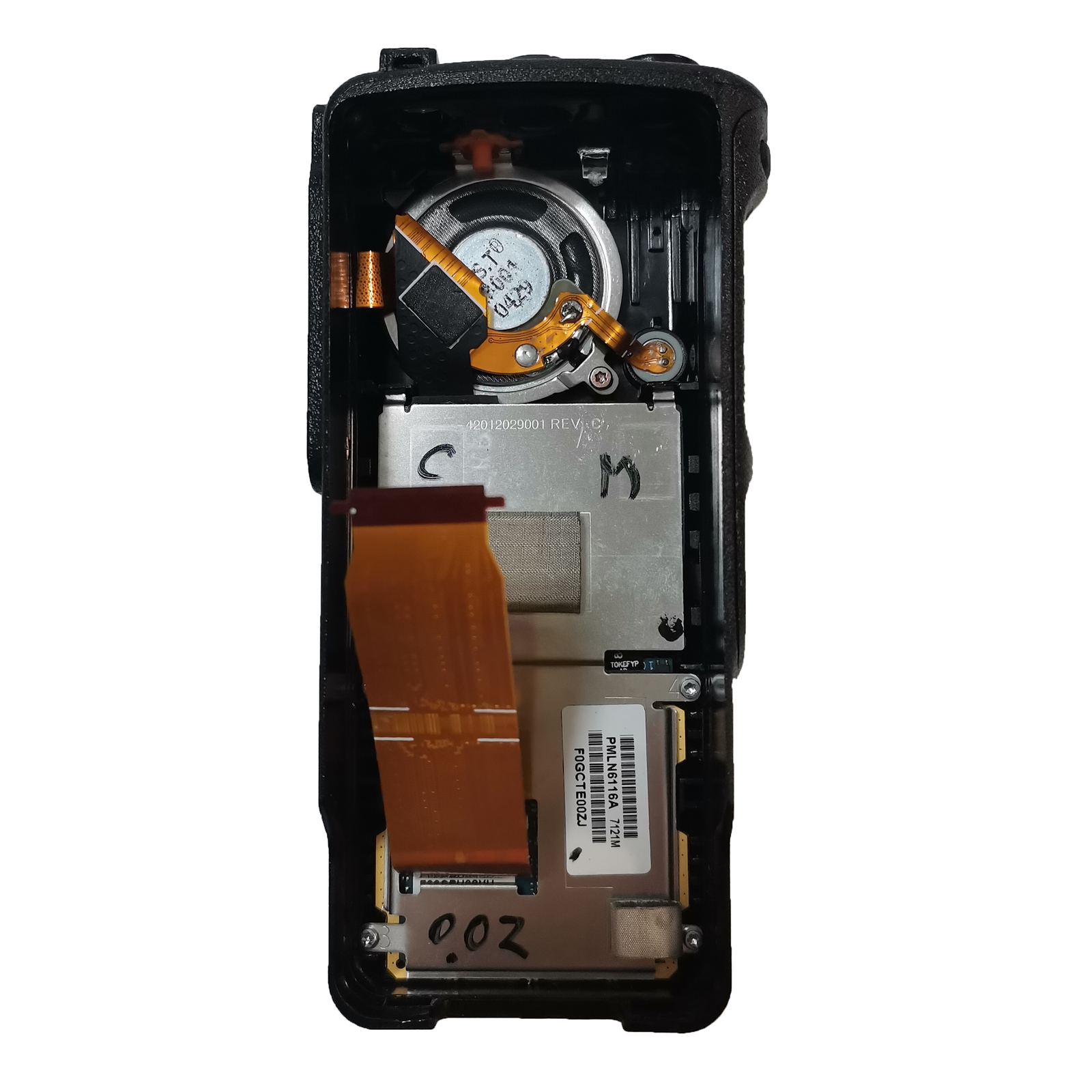 Complete Housing Case Kit for XPR7550 Radios With LCD Display & Keypad Keyboard