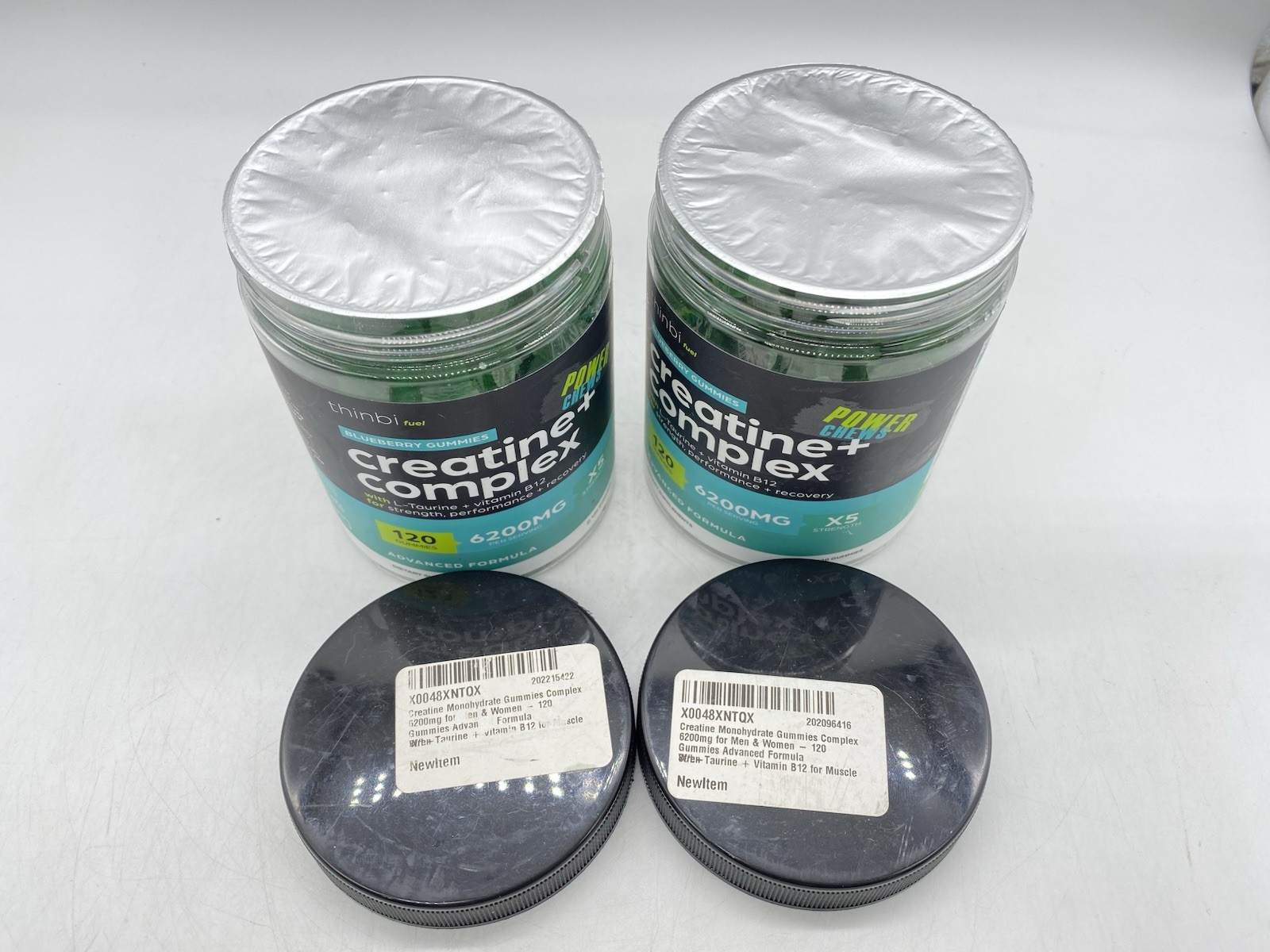 Thinbi Fuel Creatine+ Complex Blueberry Gummies 2pk. - 120 Count Each