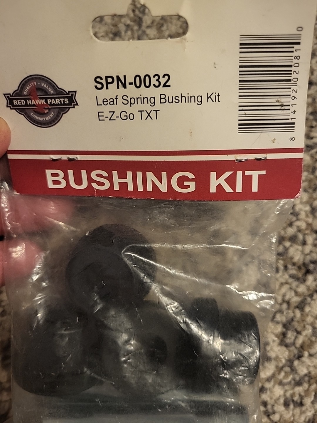 Red Jawk Parts Bushing Kit Leaf Spring Bushing Kit