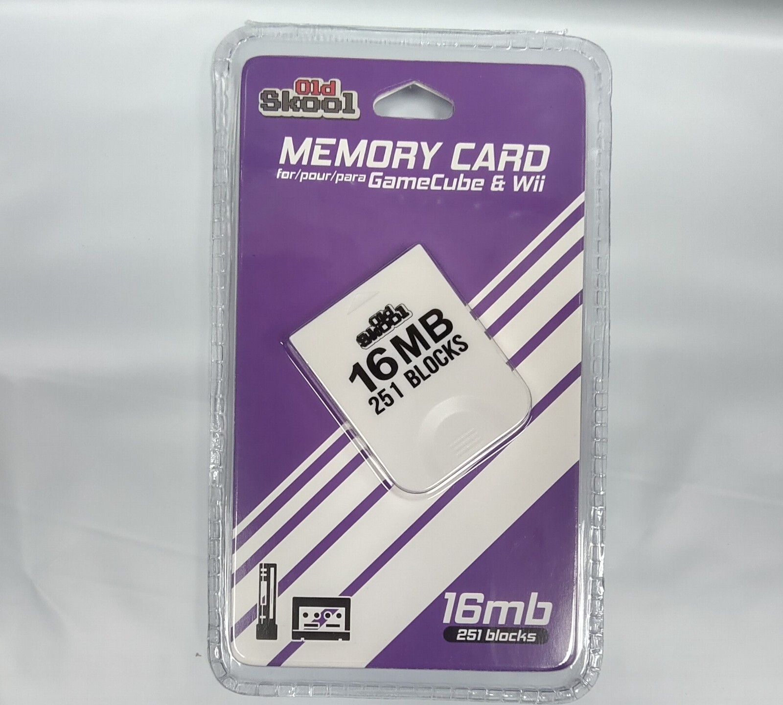 16 MB (251 Blocks) Memory Card for Nintendo GameCube and Original Wii -Old Skool