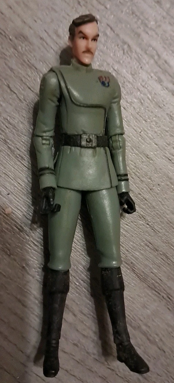 Vintage Star Clone Wars Action Figure 3.75” Admiral Yularen 2010 Free Ship