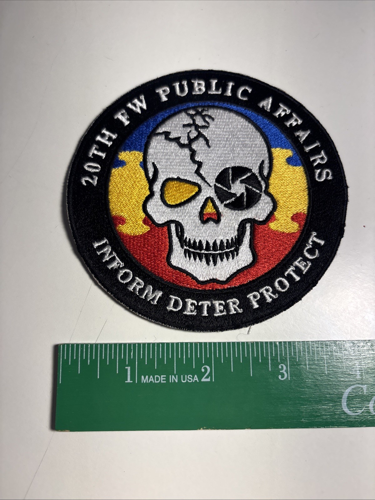 20th FW Public Affairs Embroidered Patch