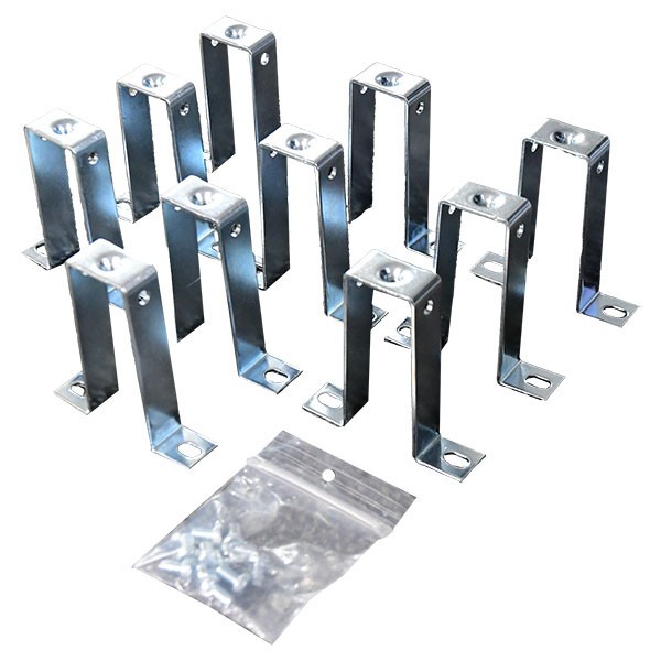 DN-SSB90-10 Iboco 90MM Height DIN Rail Support Bracket Zinc 10 Pack  -IPC