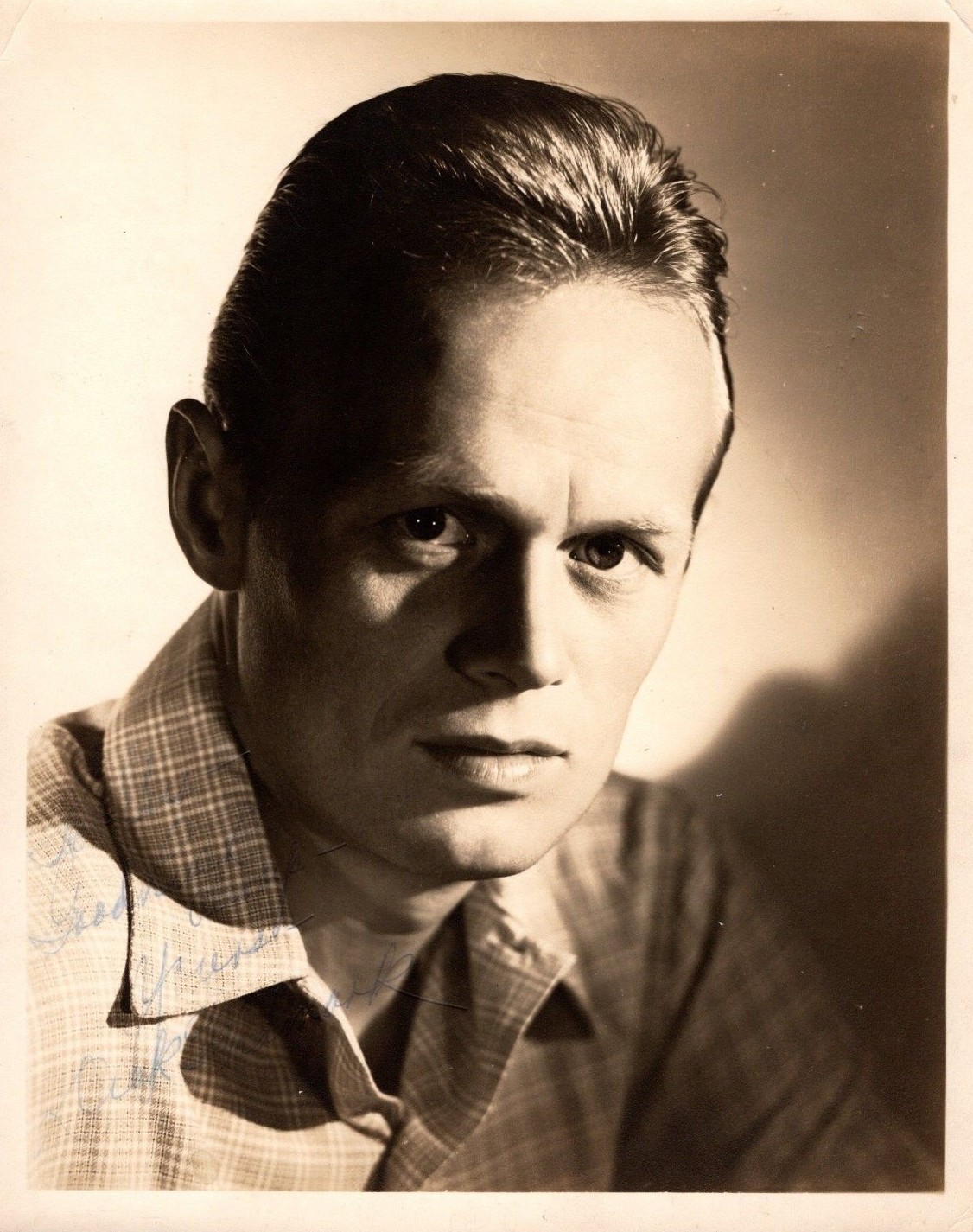 Richard Widmark Signed Vintage 8x10 Original B&W Photo JSA Authenticated #T49194