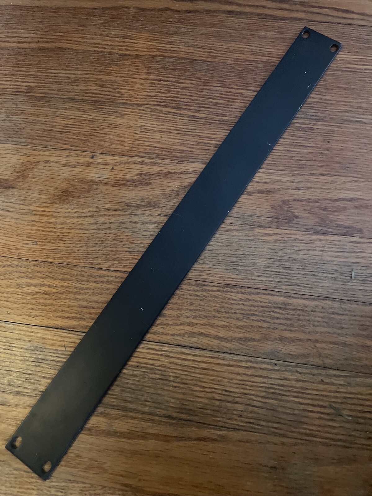 Unbranded Blank Black One 1 Rack Space Panel Heavy Duty Steel Spacer #1