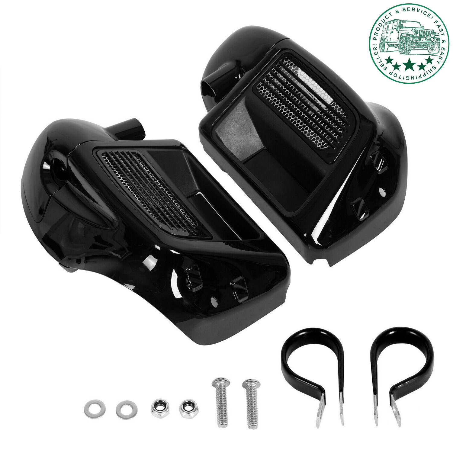 Lower Vented Fairings Water-Cooled For Harley Touring Road Electra Glide 2014-UP