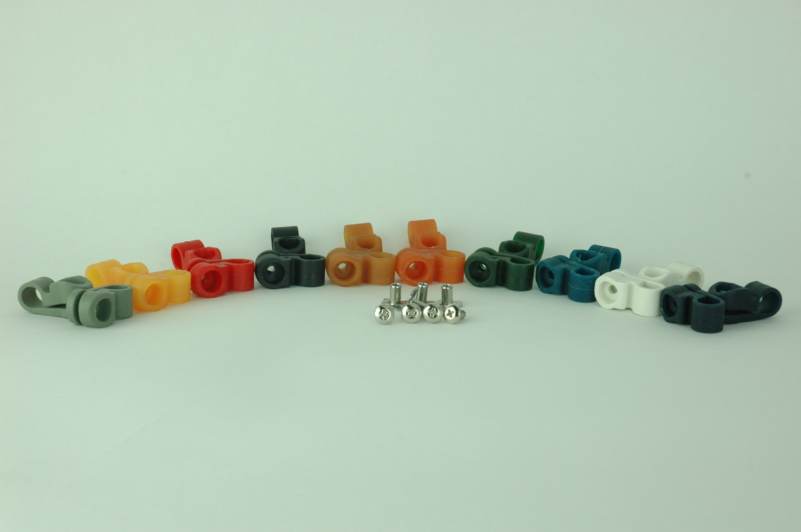 Old Face Mask Clips Suspension Football Helmet RK TK     10 Colors To Chose From