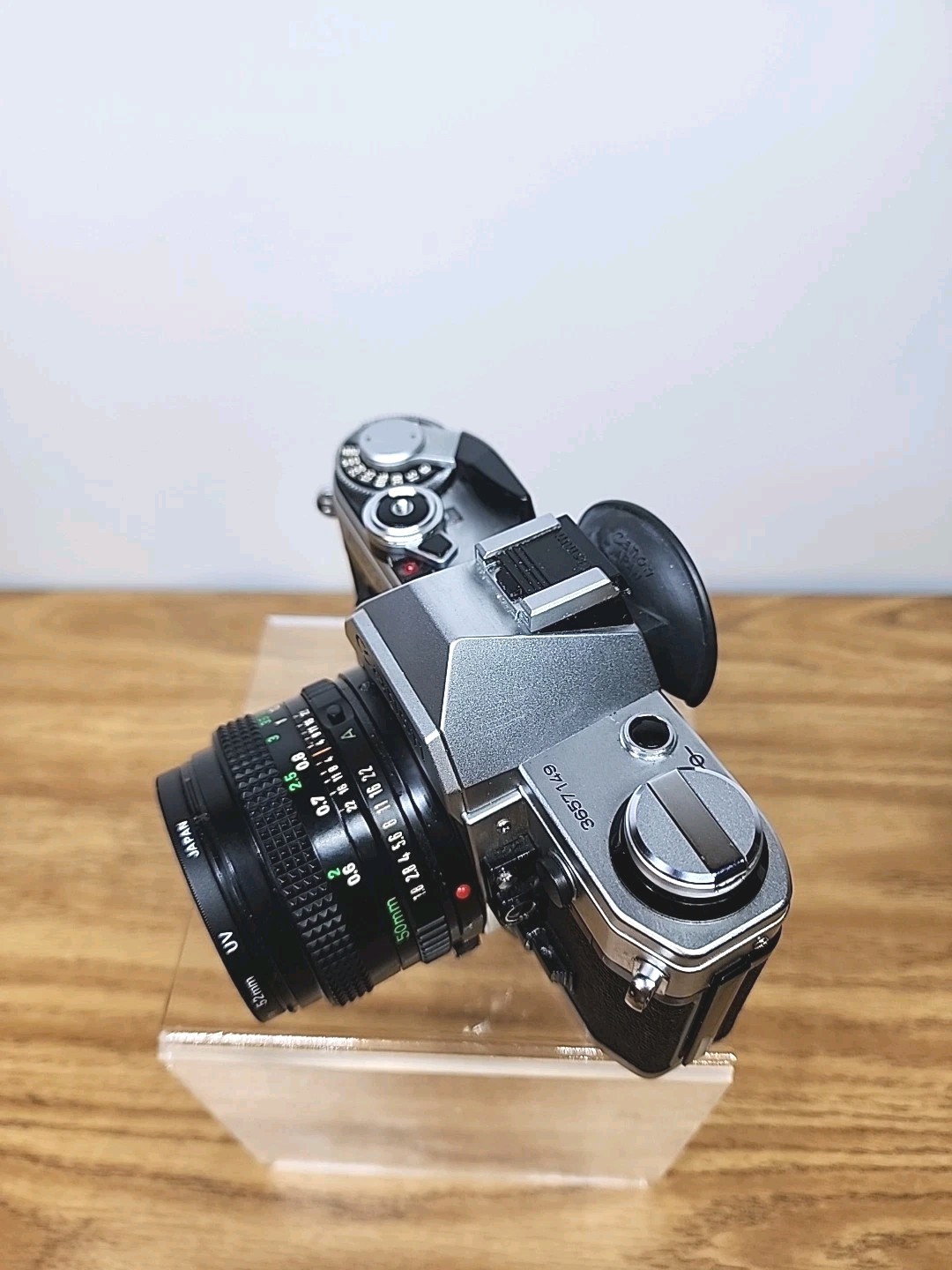 Canon AE-1 35mm SLR Film Camera With 3 Additional Lenses UNTESTED