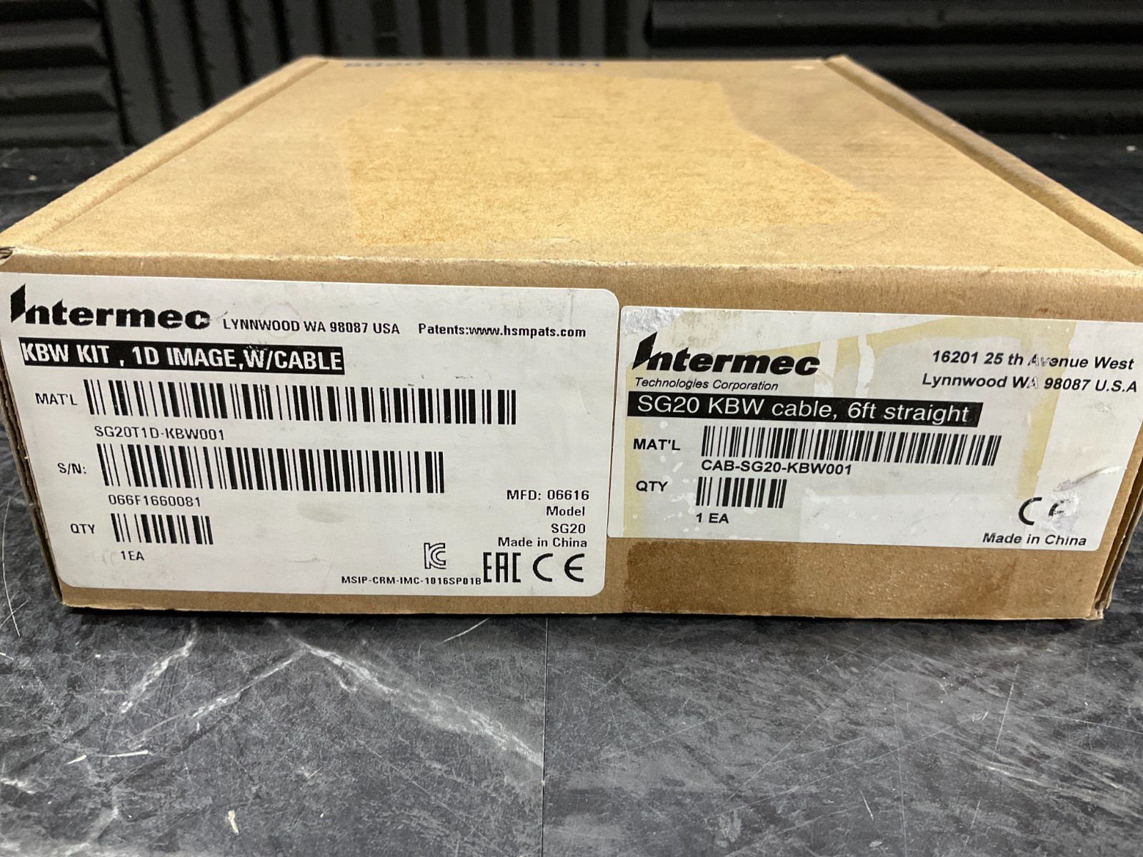Intermec KBW Kit CAB-SG20-KBW001 ❤️️✅❤️️✅ BRAND NEW! SEALED! ❤️️✅❤️️✅