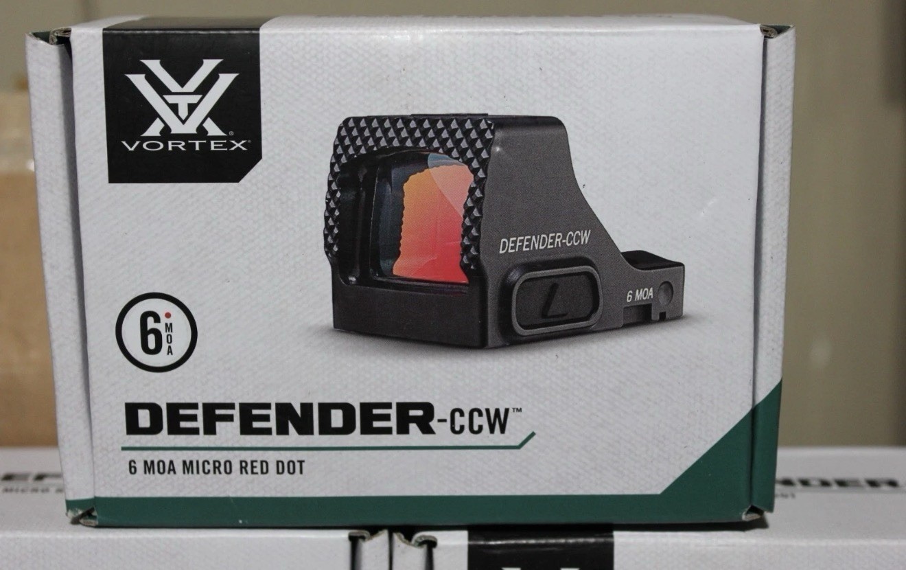 New Vortex Defender-CCW 6 MOA Red Dot Sight DFCCW-MRD6