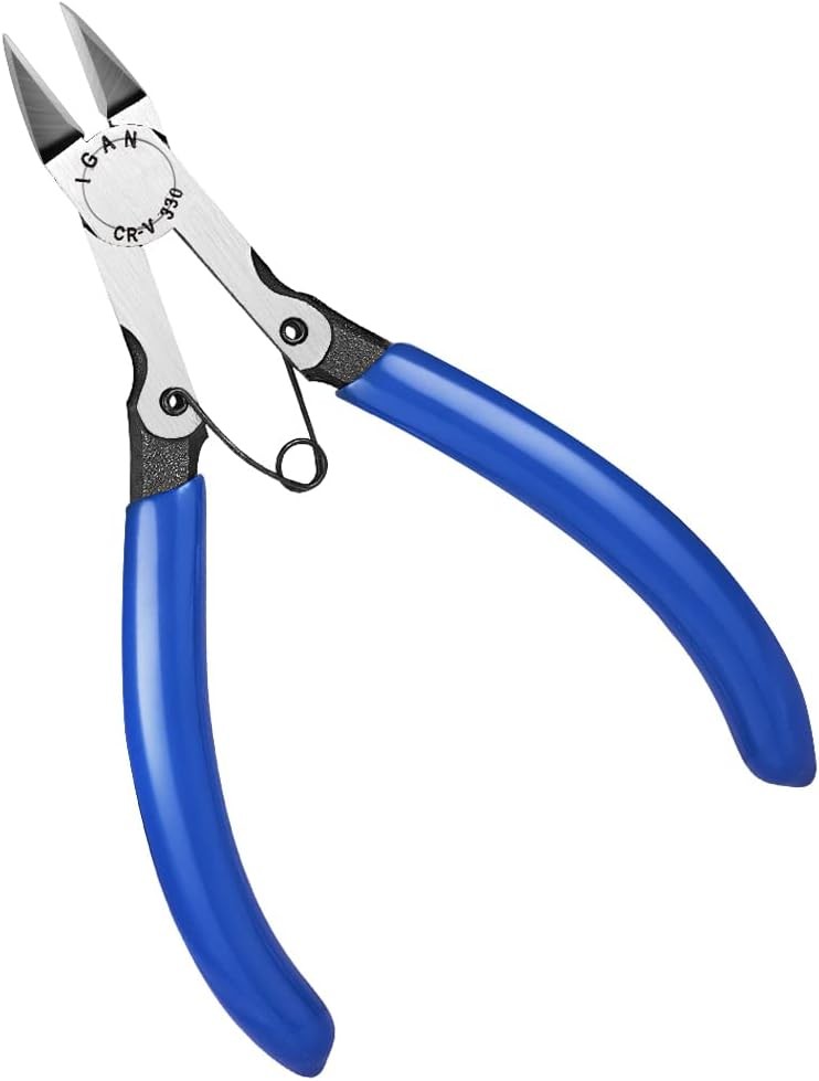 -330 Flush Cutters, Precision Wire Cutter, Flush Pliers, Wire Snips, Electrical