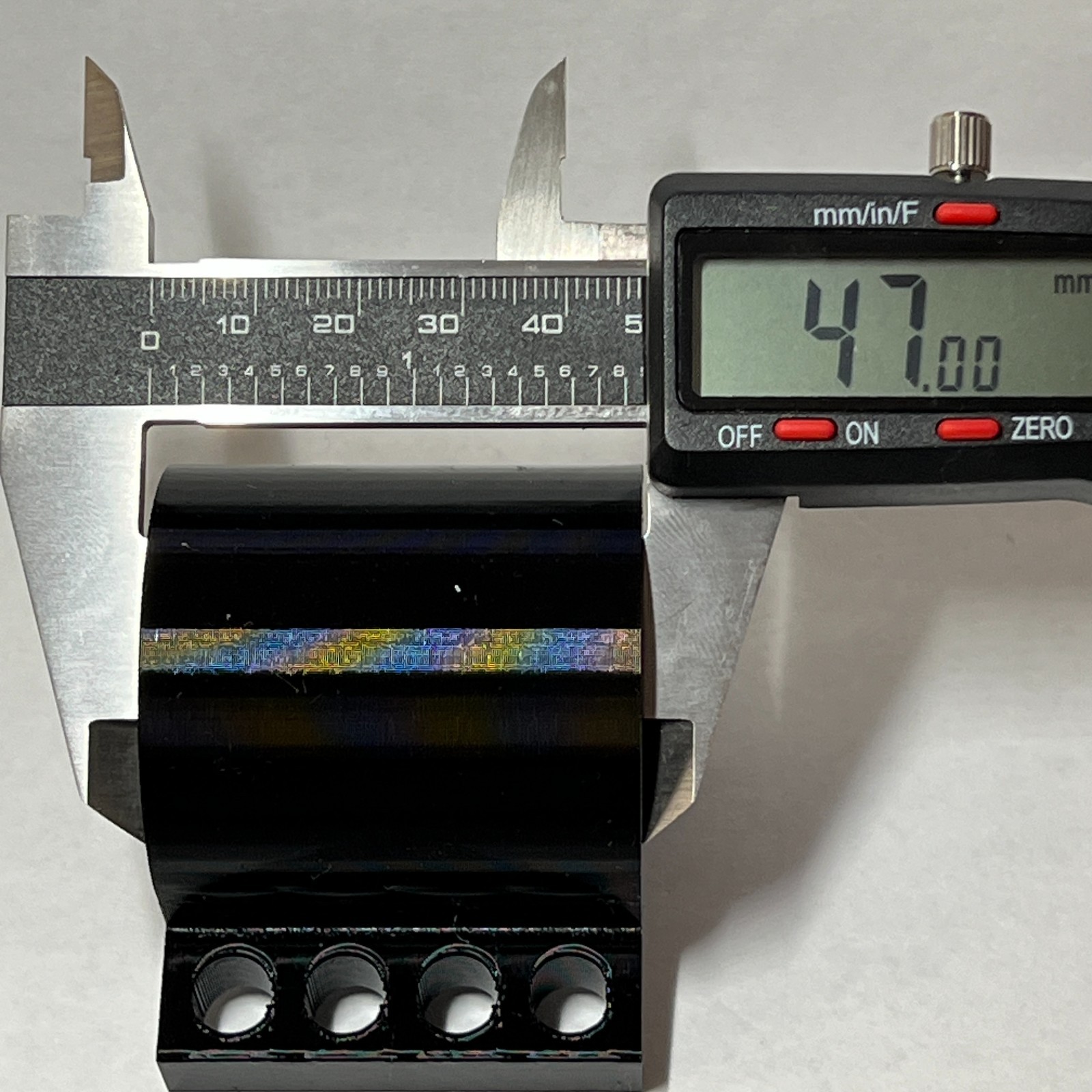 4 Hole Air Dosing Pump Tubing Holder for Aqueon 90G Rimmed Tank - 3D Printed