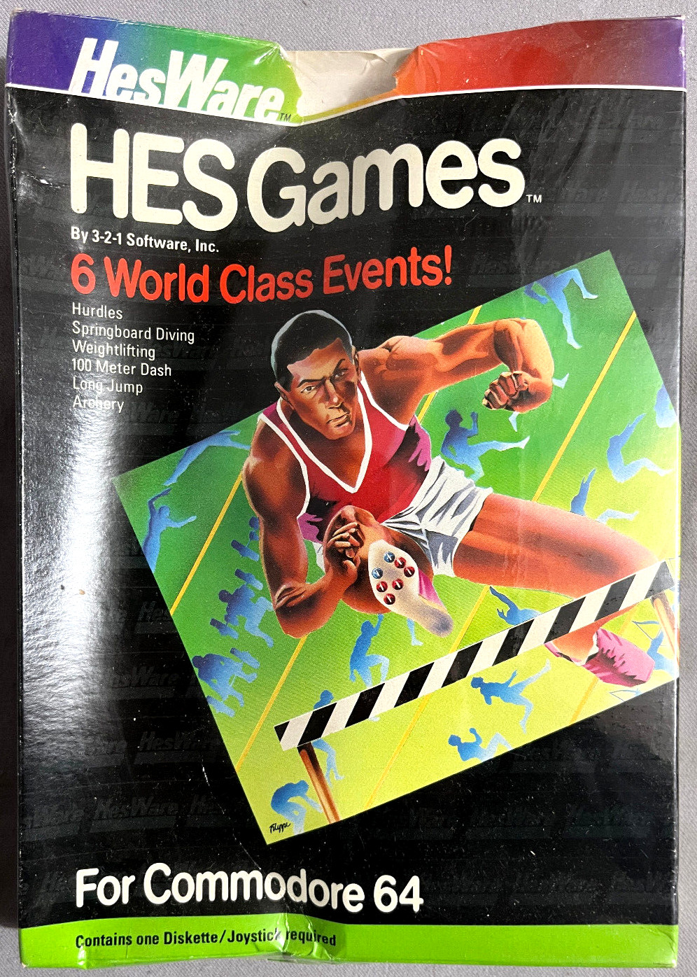 NIB! HESGames 6 World Class Events Disk based C64/128 HesWare 1984