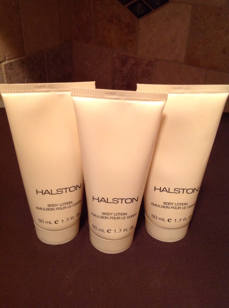 1-Lot of 3 / HALSTON Body Lotion 1.7 Fl oz