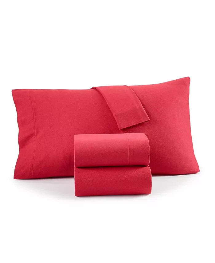 Charter Club 100% Cotton Flannel King Size Sheet Set