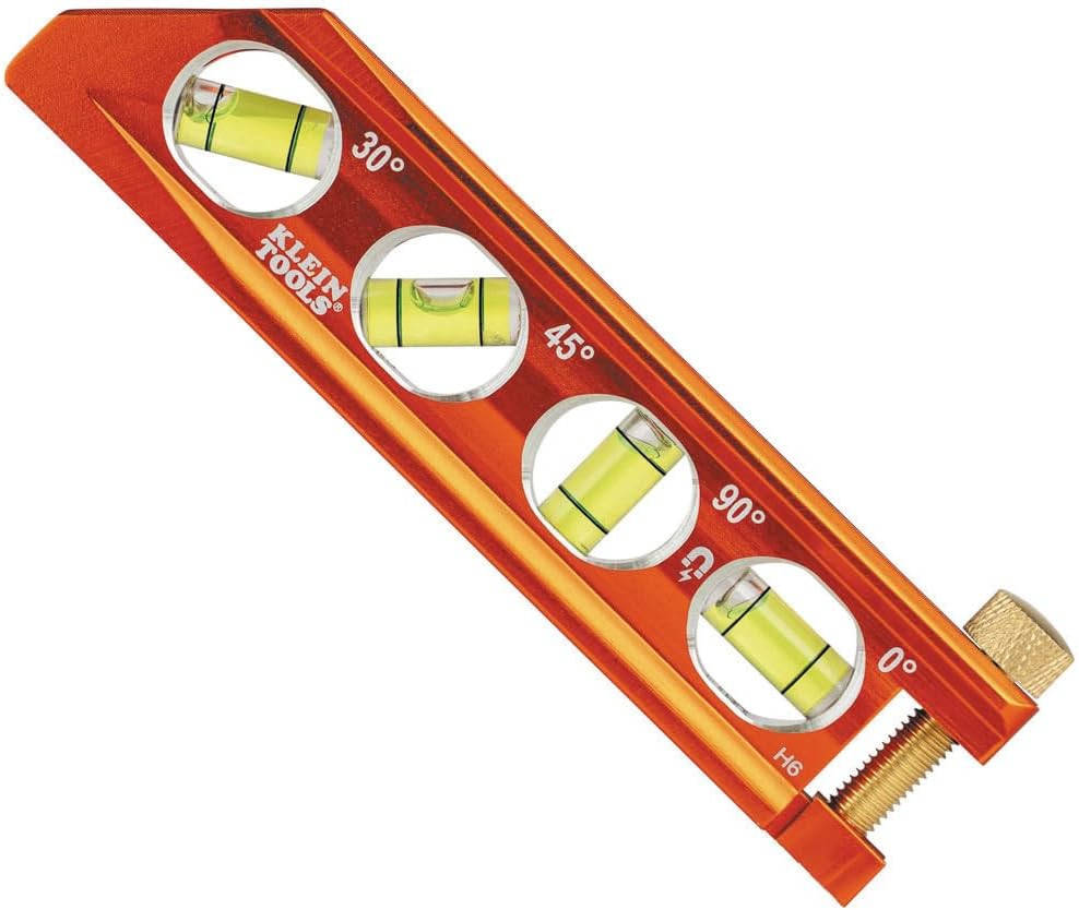 Klein Tools 935AB4V Level, 6-Inch Magnetic Torpedo and Conduit Level with 0/30/4