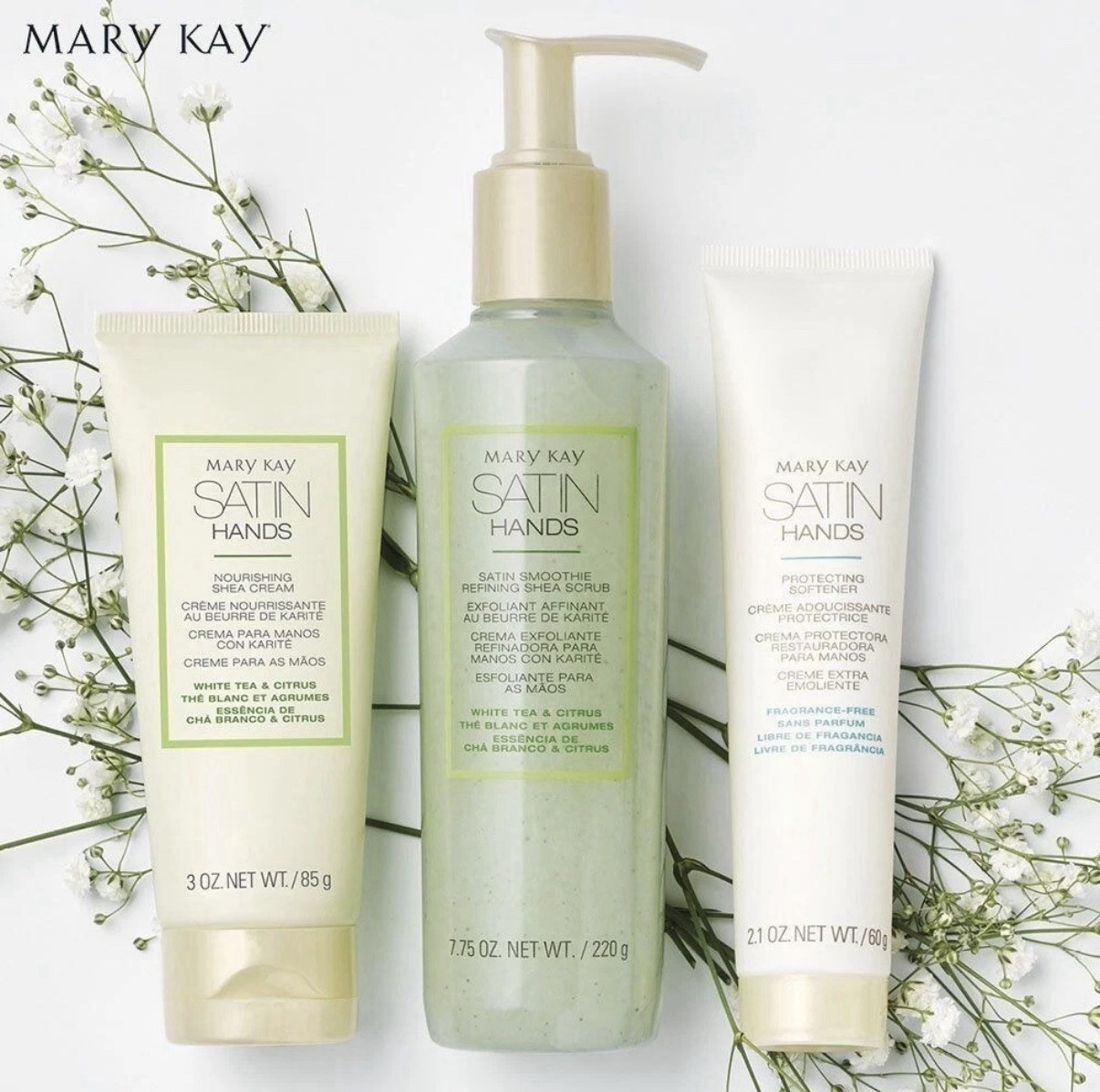 Mary Kay Satin Hands Pampering Set-Hands protecting Softener - Cuidado de manos
