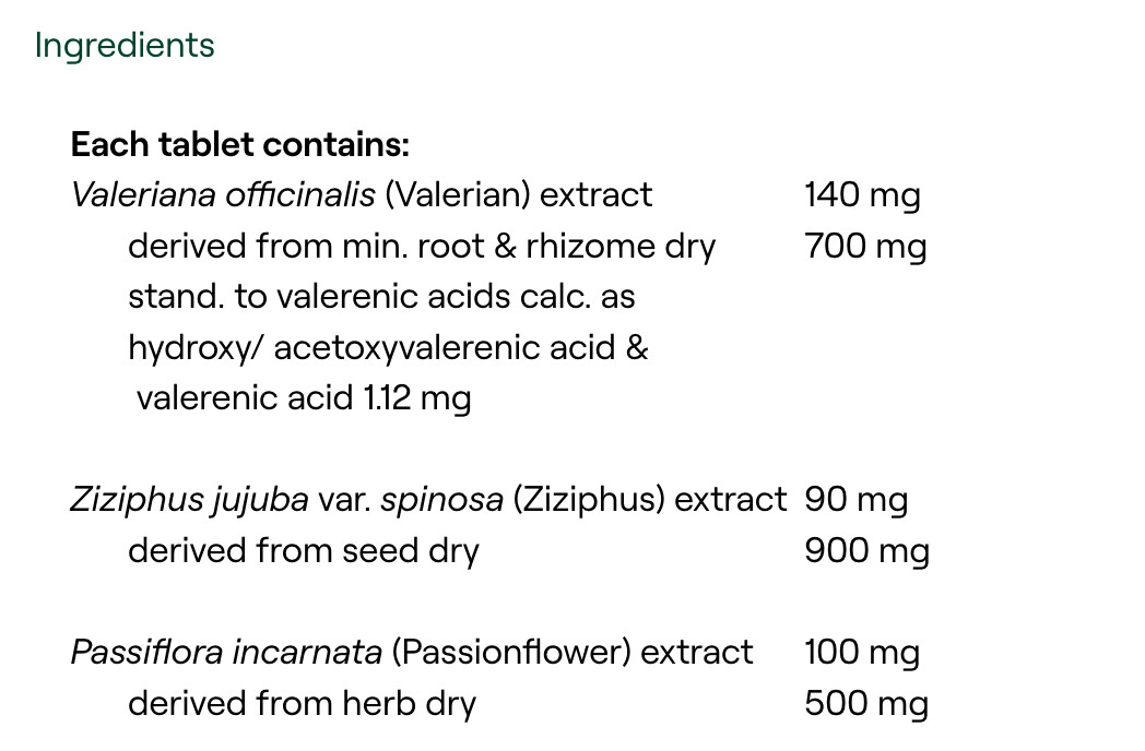 MediHerb Valerian Complex 60 Tablets