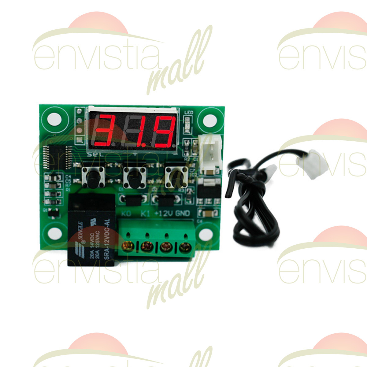 W1209 12V -50-110°C Digital Thermostat Temperature Control Switch Sensor 2 Pack
