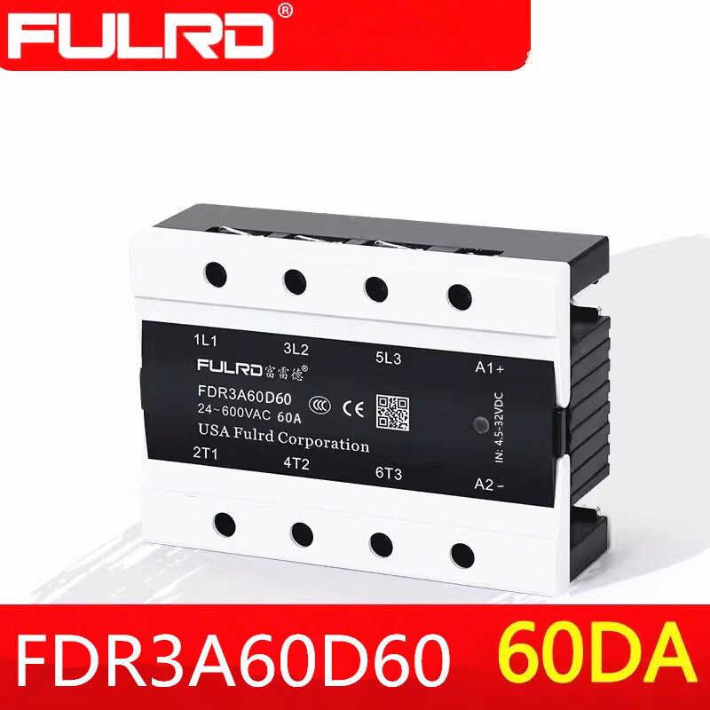 1pcs FULRD FDR3A60D60 3-phase Solid-state Relay 60A FDR3-D4860Z DC-AC