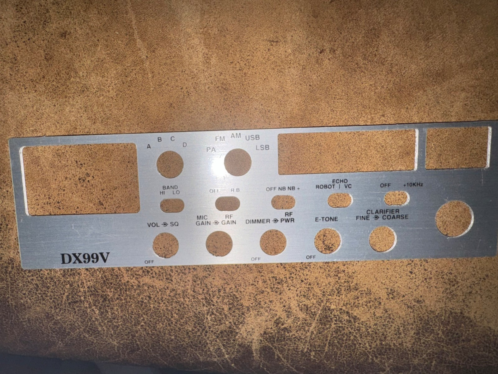 CB RADIO galaxy DX99V FACEPLATE Front Bezels Replacement swr 40 Channel am fm