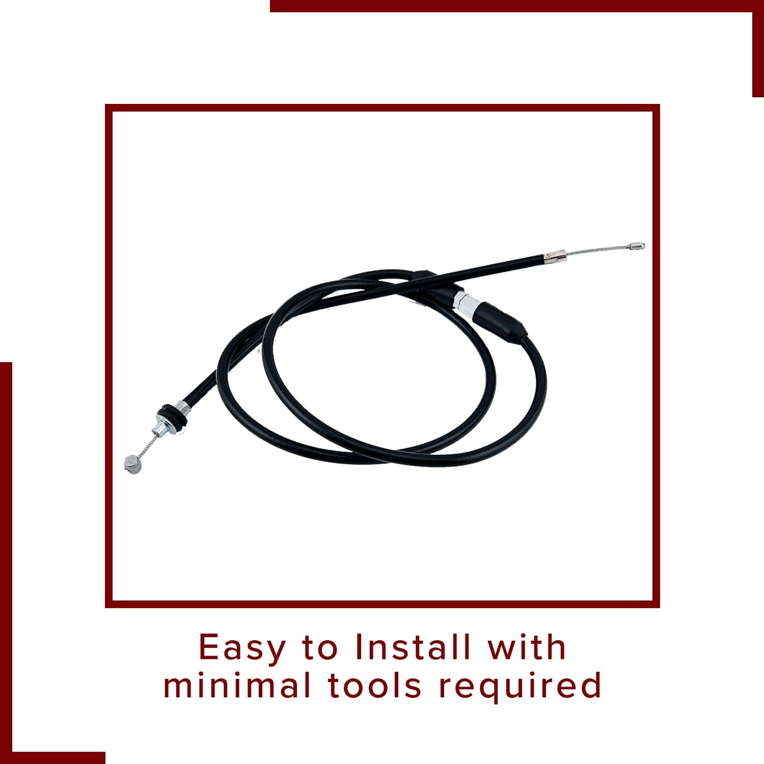 AlveyTech 34" Walker Brake Cable Replacement - for Most 1 Count (Pack of 1)
