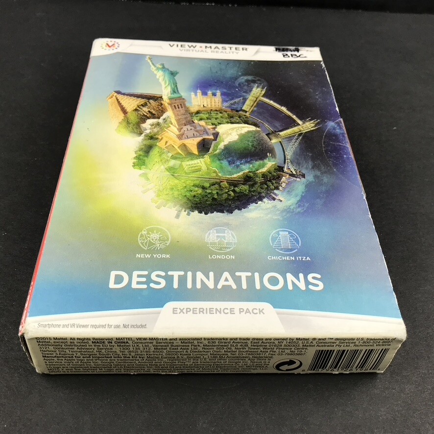 View-Master Virtual Reality SPACE Experience Pack & Destination Pack NIB