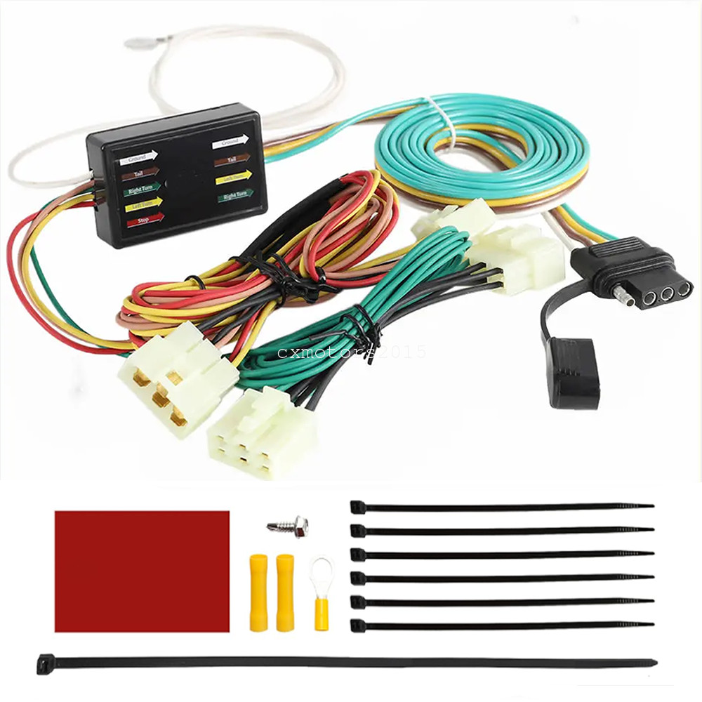 4 Way Trailer Light Wiring Harness Power Connector for Toyota Pickup 1984-1995