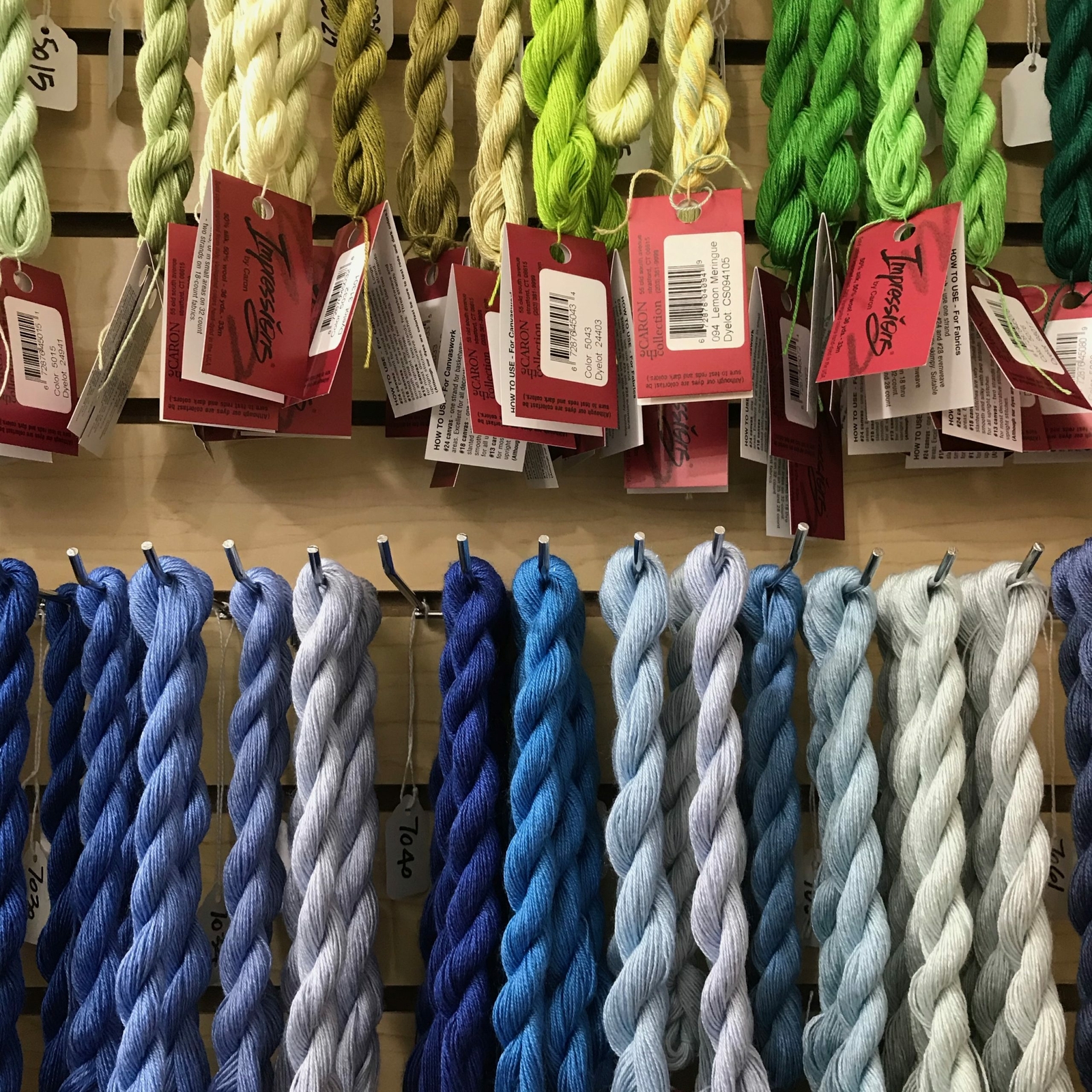 Caron Collection Impressions 36 yd skein threads embroidery lace weight