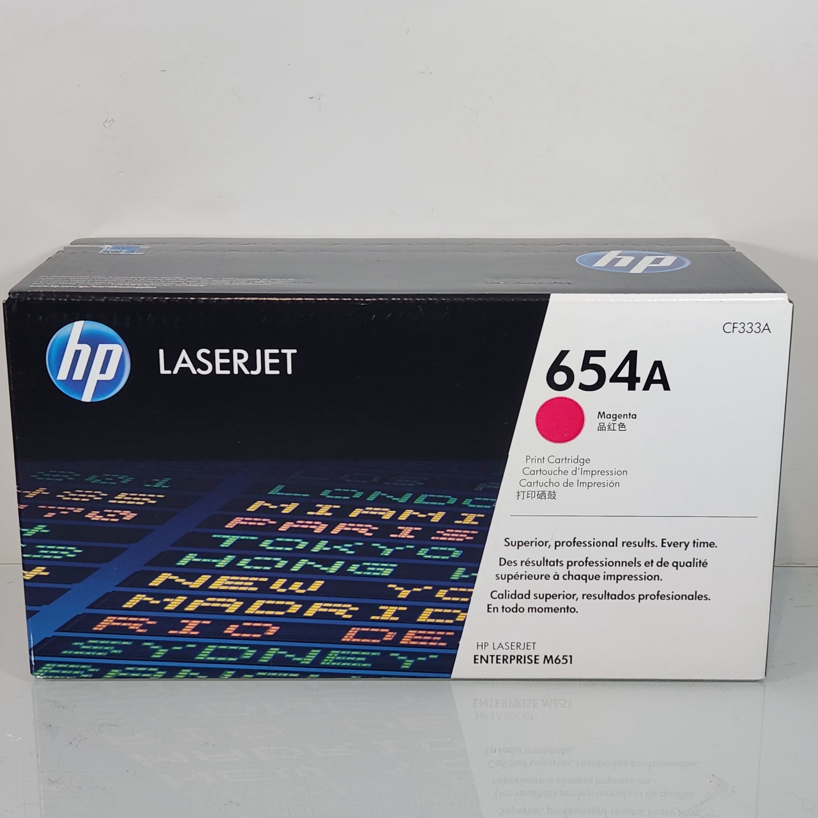 Genuine HP 654A Magenta Print Cartridge CF333A M651 - NEW SEALED