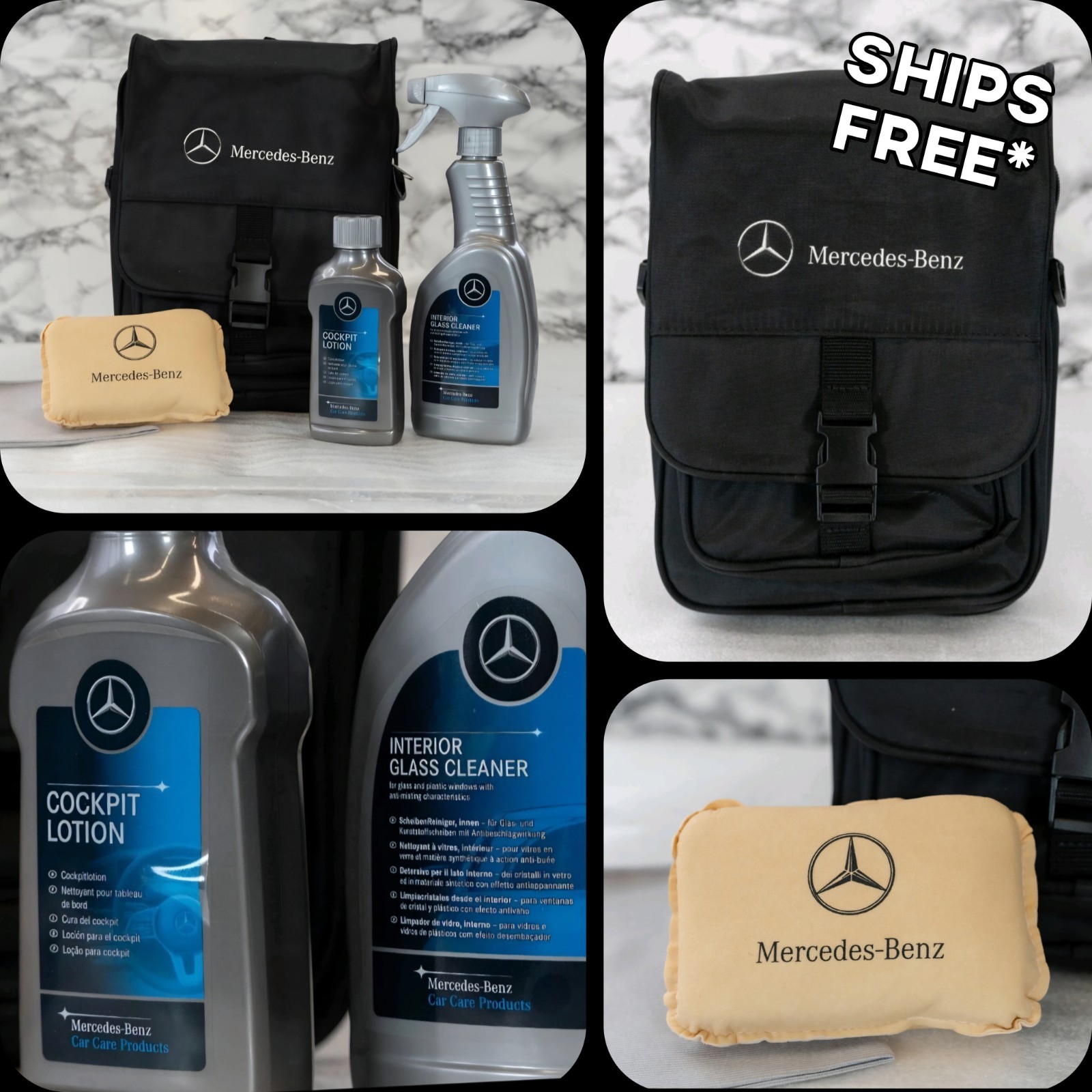 Genuine Mercedes-Benz Interior Car Care Set A2119860000 OEM - NEW - SHIPS FREE*
