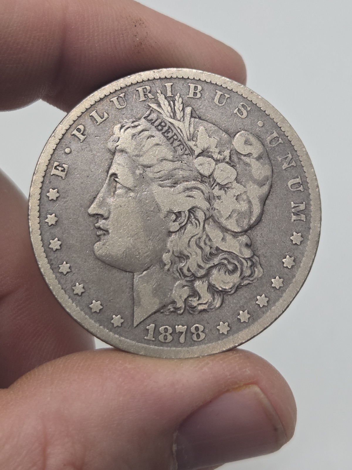 1878-CC Morgan Silver Dollar ☆ 1291 ☆ NICE ORIGINAL COIN