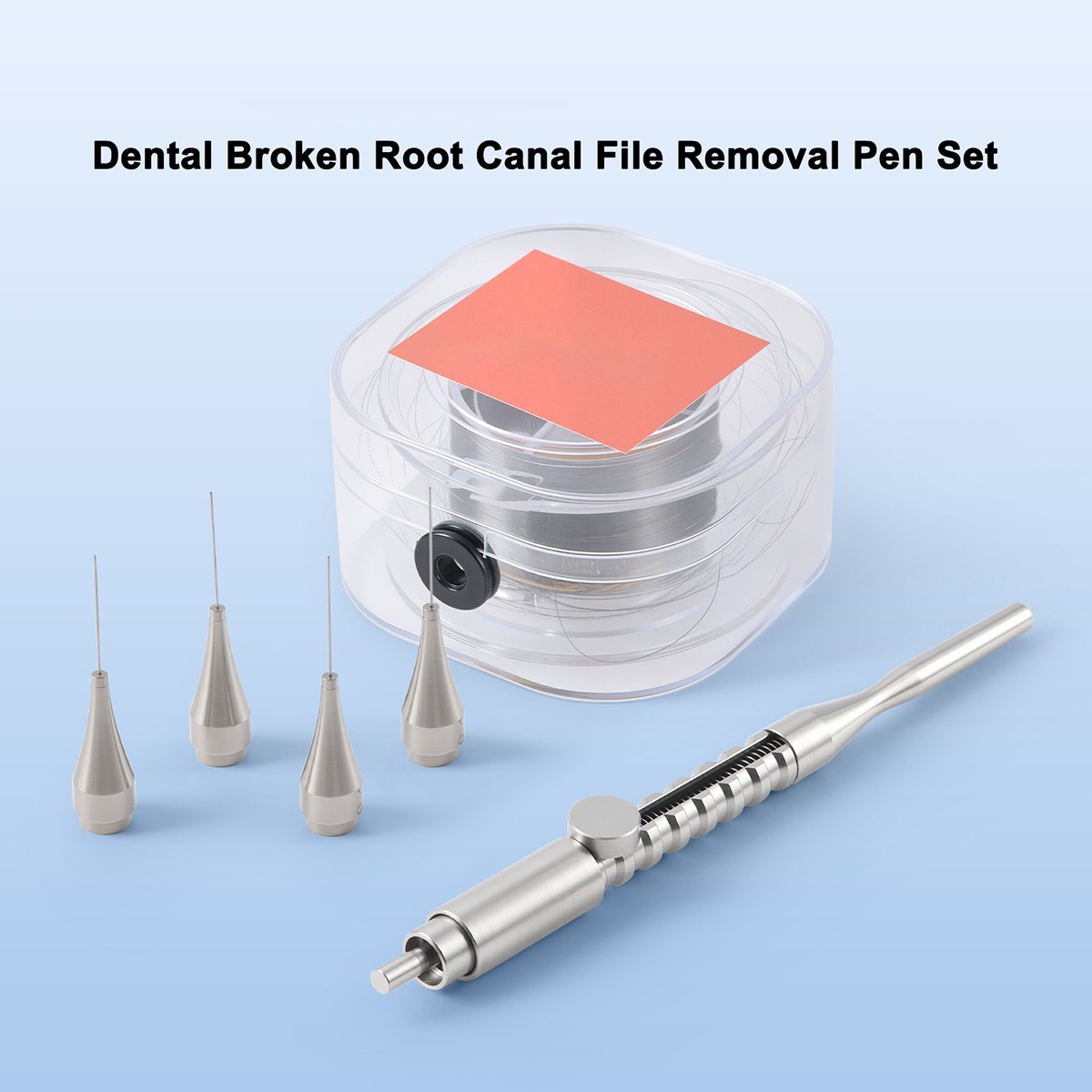 AZDENT Dental Broken Root Canal File Needle Extractor Removal Instrument Set