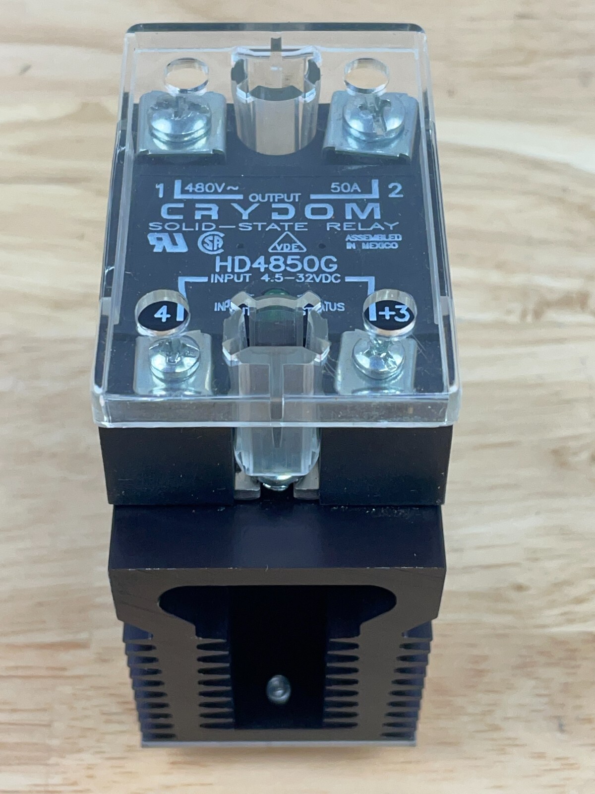 Crydom HD4850G Solid-State Relay, 4.5 - 32 VDC