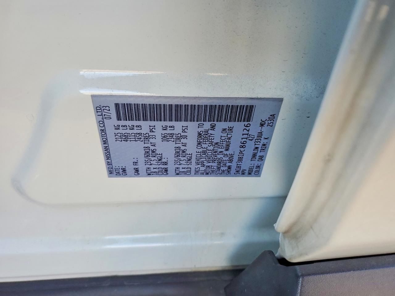 ROGUE 2023 Glove Box 5004467